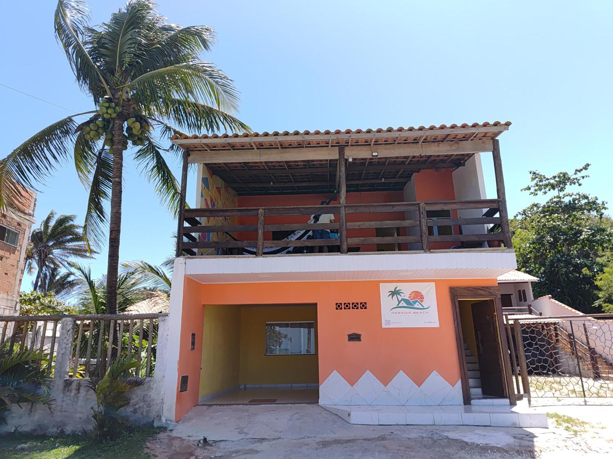 Paraiso Beach Hostel E Pousada Santa Cruz Cabrália Exterior foto